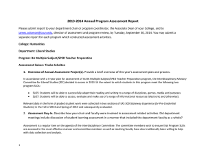 Assessment Report LRS 2013-14