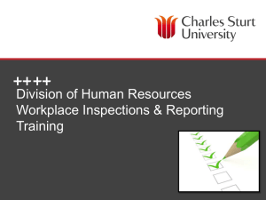 Workplace Inspection Training Slides (MS Powerpoint)