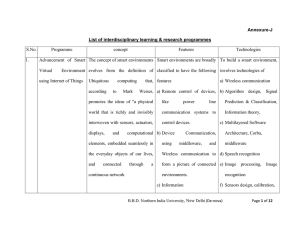 List of Interdisciplinary Learning & Research Programmes