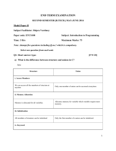 Introduction to Programming - Introduction to Programming-TestPaper2