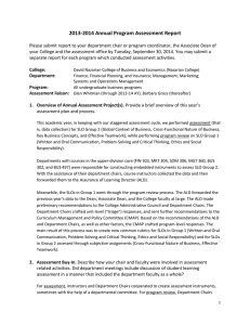COBAE UG 2013-14-assessment report