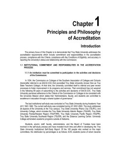 1 Chapter Principles and Philosophy of Accreditation