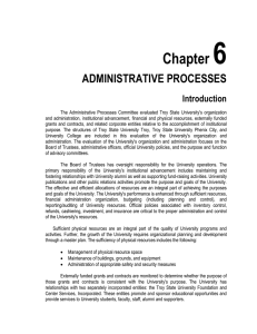 6  ADMINISTRATIVE PROCESSES Introduction