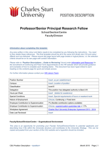 Academic Level E Template