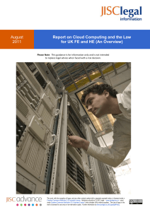 Report on Cloud Computing UKFEHE