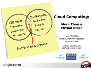 Cloud Computing More Than a Virtual Stack