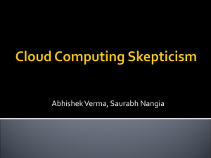 Cloud Computing Skepticism