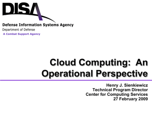 Cloud Computing An Operational Perspective