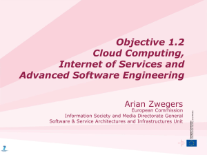 Cloud Computing-Internet of Services and Advanced Software Engineering