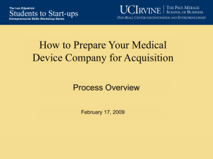 How to Prepare Your Medical Device Company for Acquisition