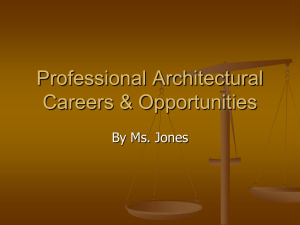 Professional Architectural Careers Opportunities