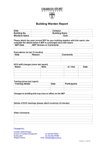 Building Warden Report  Date Campus