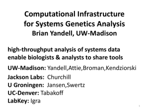 U NC Systems Genetics, 2010