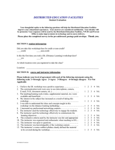 DL Student Evaluation