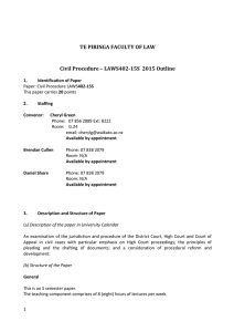 LAWS402-15S Civil Procedure
