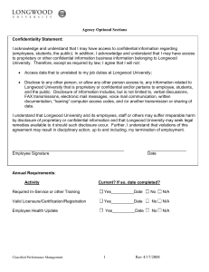 Confidentiality Statement Form