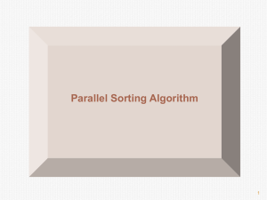Parallel Sorting Algorithm.ppt