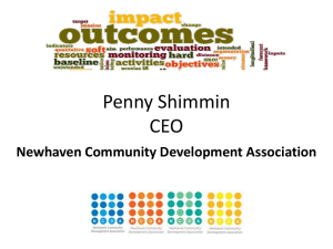 Penny Shimmin CEO Newhaven Community Development Association