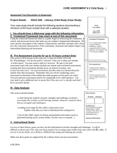 Assessment 2 Child Study