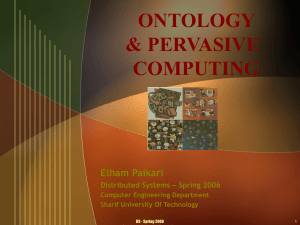 Paikari-Ontology Pervasive Computing2.ppt