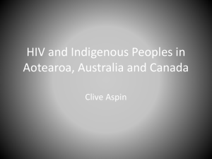 HIV and Indigenous Peoples in Aotearoa, Australia and Canada