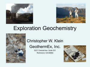 Exploration Geochemistry