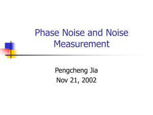 Phase Noise and Noise Figure Measurement