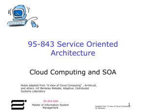 Cloud Computing and SOA