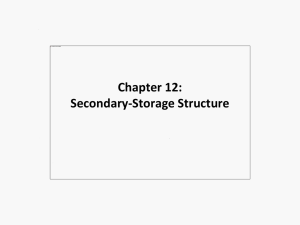 Chapter 12: Secondary-Storage Structure