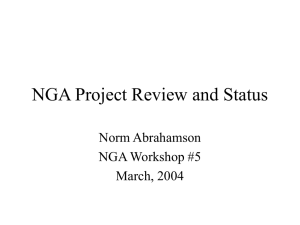 Progress Review (Norm Abrahamson).ppt