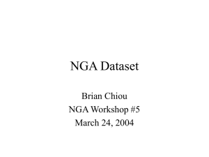 S-tatus of NGA Dataset (Brian Chiou).ppt
