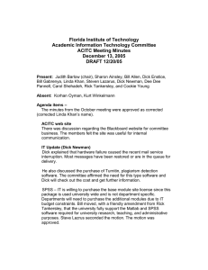 ACITC - Meeting Minutes - 12-13-2005.doc