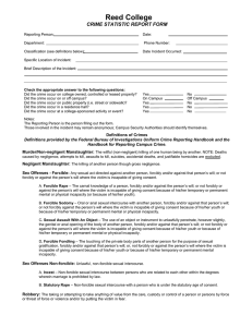 Crime Reporting Form