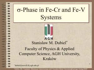 Dubiel _sigma Phase in Fe-Cr and Fe-V.ppt