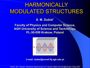 Dubiel_Harmonically modulated structures.ppt
