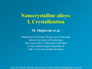 Miglierini_Nanocrystalline alloys.part1.ppt