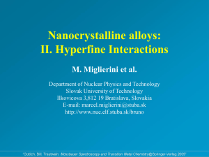 Miglierini_Nanocrystalline alloys.part2.ppt