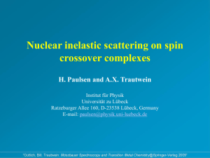 Luebeck_NIS_Spin crossover.ppt