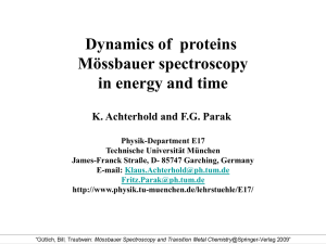 Parak_Dynamics of proteins.ppt