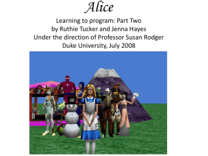 Alice Start Part Two (.ppt)