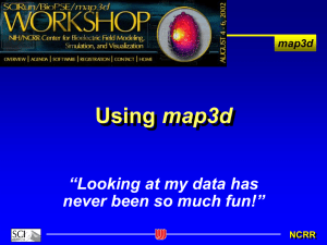 Using map3d