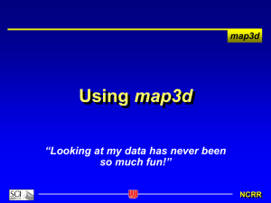 map3d “Looking at my data has never been so much fun!” NCRR