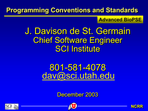 Programming conventions and standards