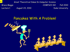Great Theoretical Ideas In Computer Science Bruce Maggs Lecture 1