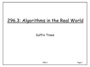 Suffix Trees (. ppt )