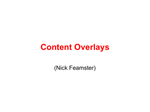 Content Overlays (Nick Feamster)