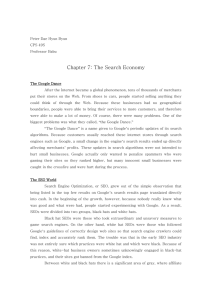 Chapter 7: The Search Economy