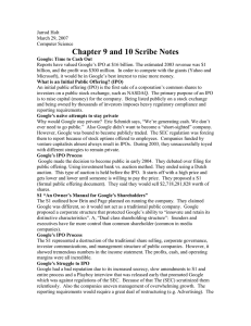 Chapter 9 and 10 Scribe Notes