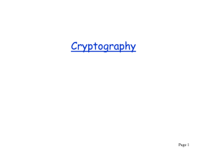 Cryptography Page 1