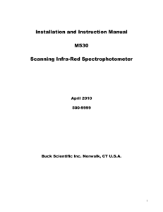 M530-infrared-spectrophotometer-operation-manual